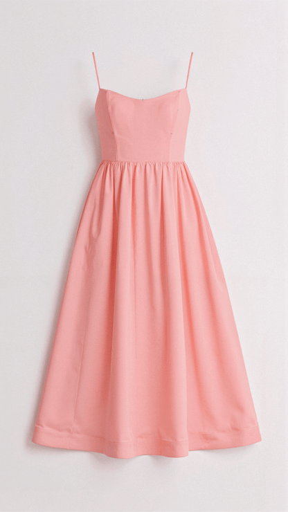 Bettina | Damen A-Linien-Midikleid im Ascot-Stil