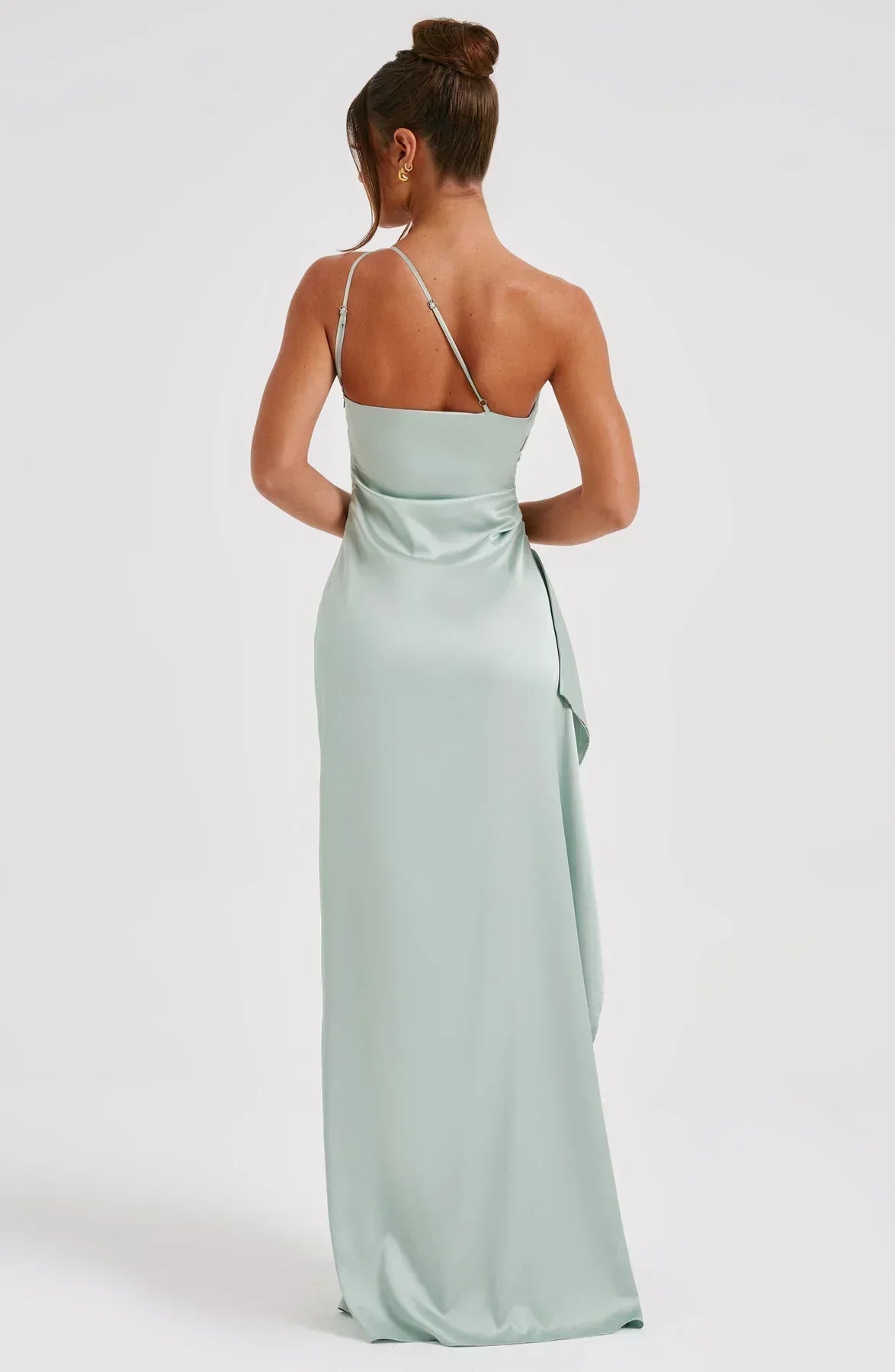 Victoria | Damen Asymmetrisches Abend Maxi Kleid