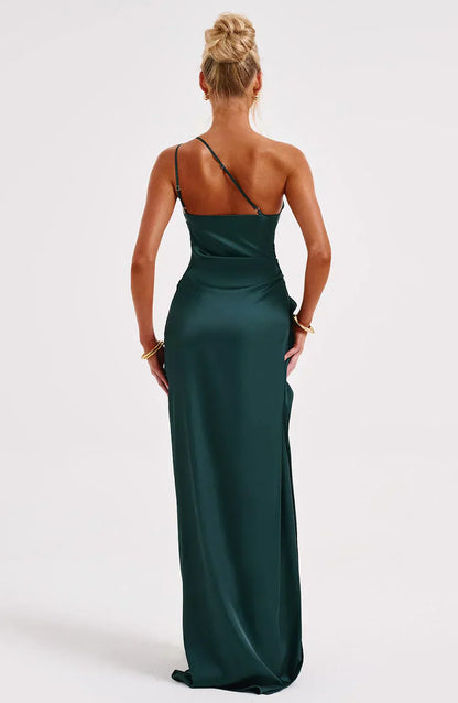 Victoria | Damen Asymmetrisches Abend Maxi Kleid