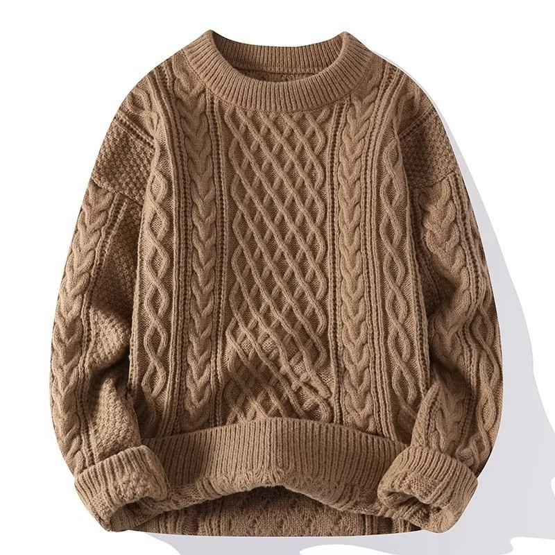 Ursula | Damen Frühjahrs Strukturierter Rundhals-Pullover