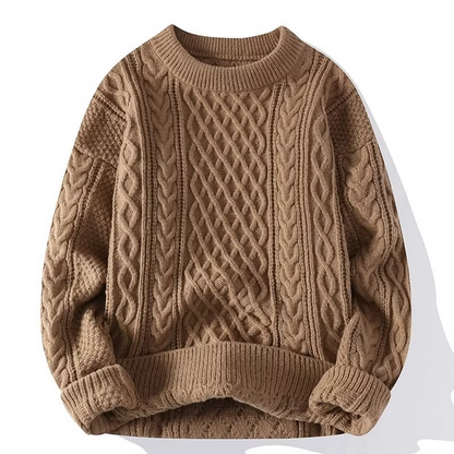 Ursula | Damen Frühjahrs Strukturierter Rundhals-Pullover