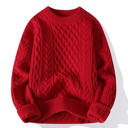 Ursula | Damen Frühjahrs Strukturierter Rundhals-Pullover