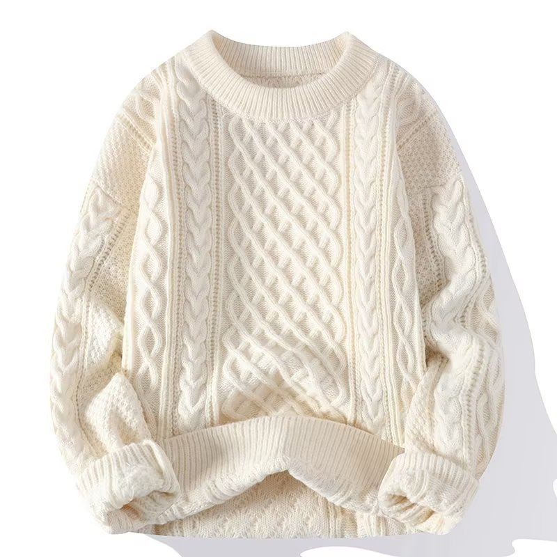 Ursula | Damen Frühjahrs Strukturierter Rundhals-Pullover