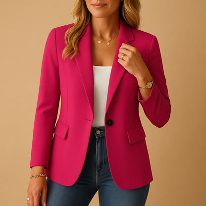 Martina | Damen Taillierter Blazer im Maßgeschneiderten Stil
