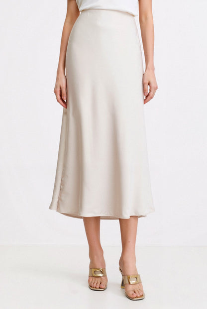 Beatrice | Damen Maxirock mit Hoher Taille und Fließender Silhouette