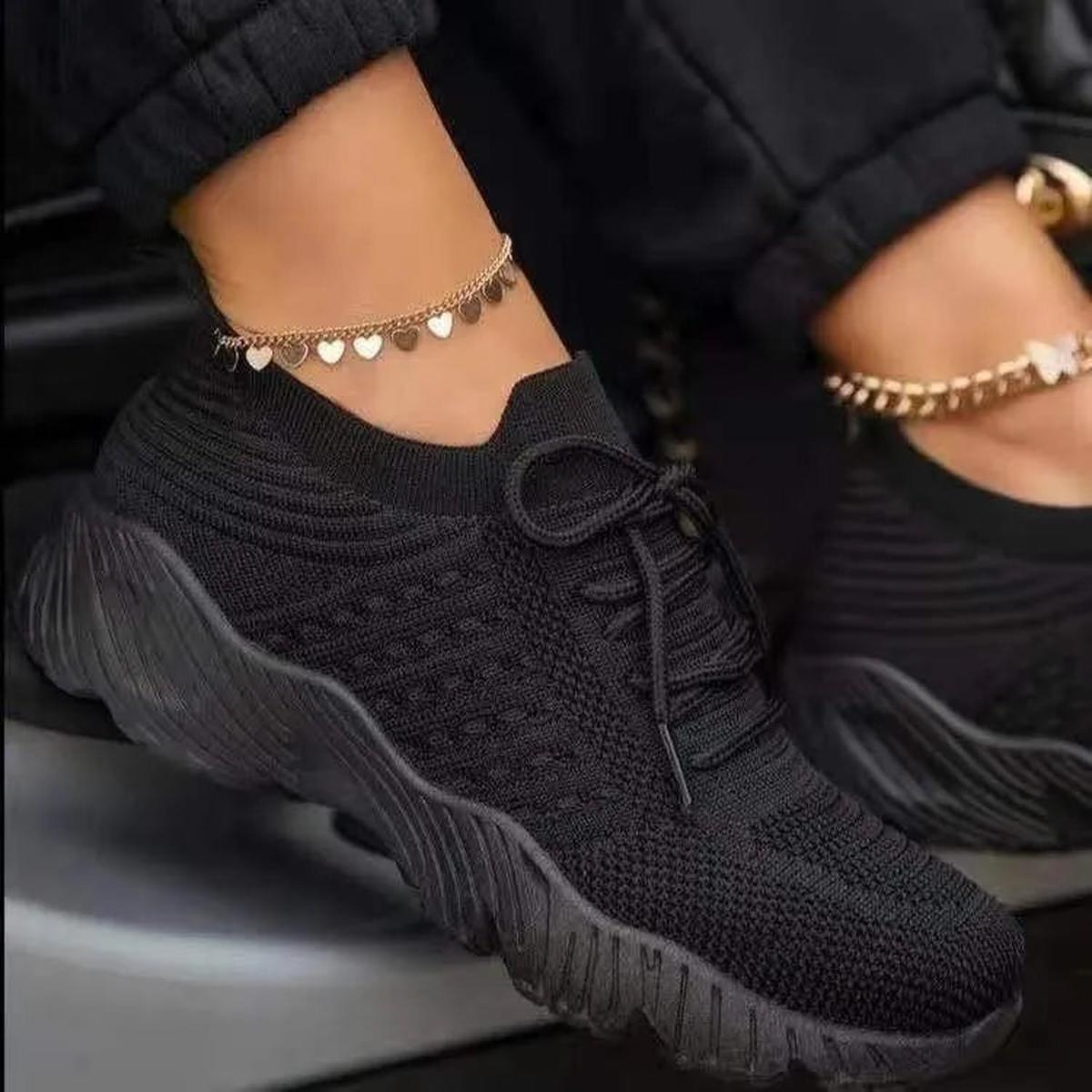 Jacqueline | Damen Streetstyle-Sneaker mit Schnürung