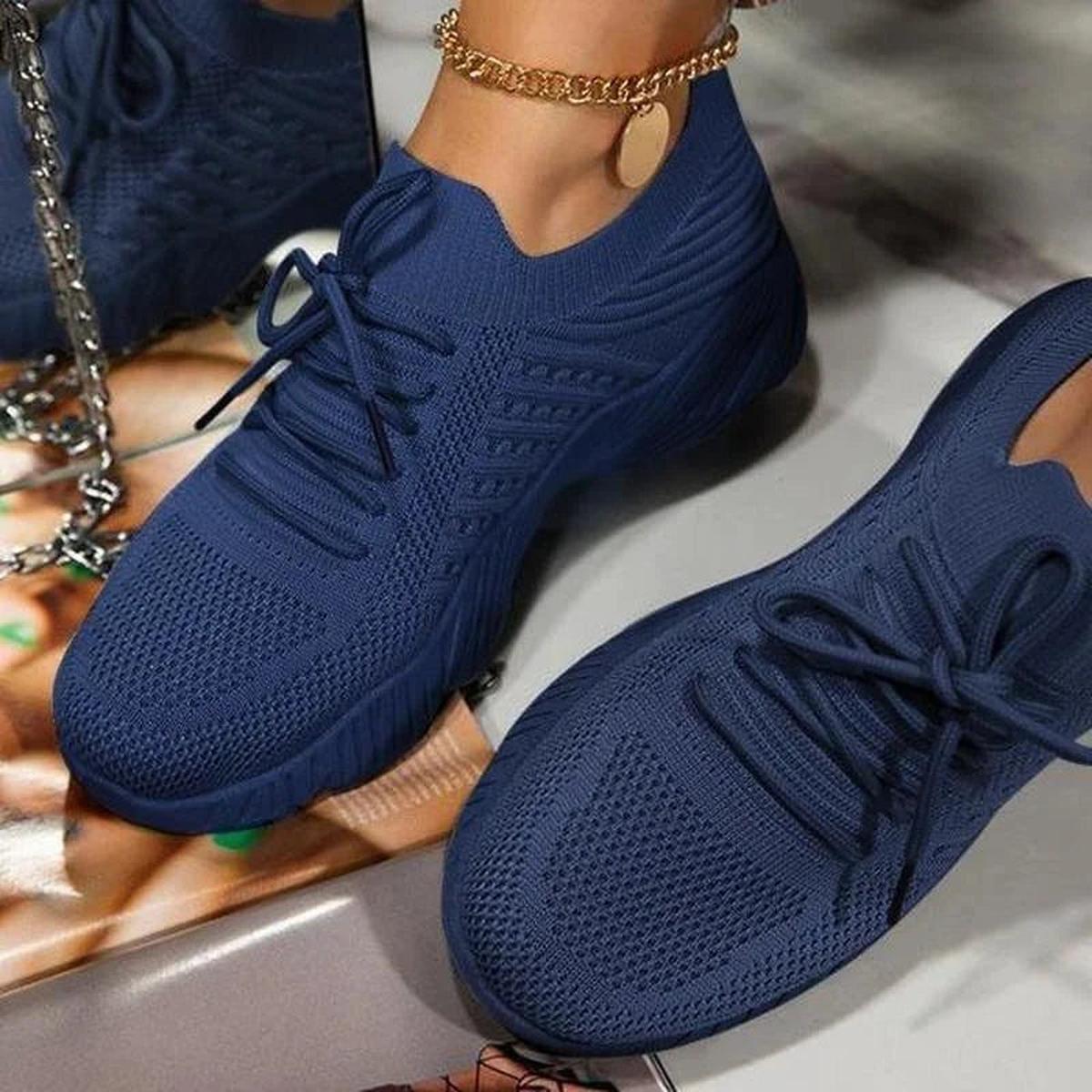 Jacqueline | Damen Streetstyle-Sneaker mit Schnürung