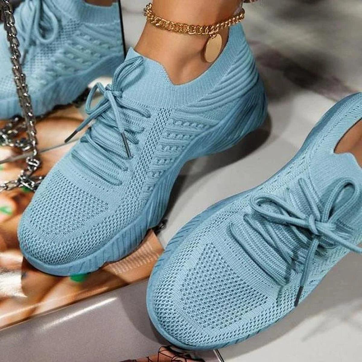 Jacqueline | Damen Streetstyle-Sneaker mit Schnürung