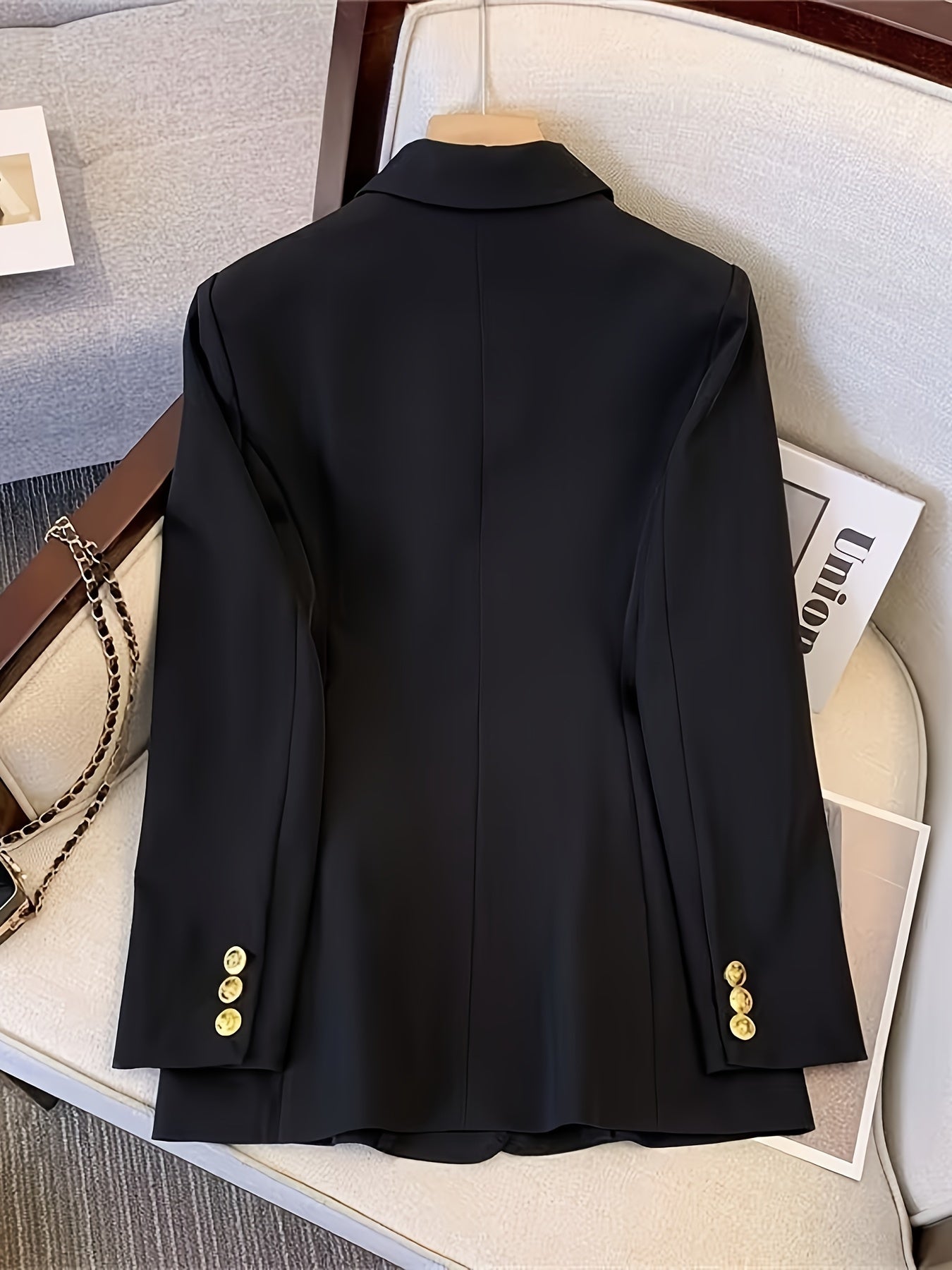 Ursula | Damen Maßgeschneiderte Doppelreihige Blazerjacke
