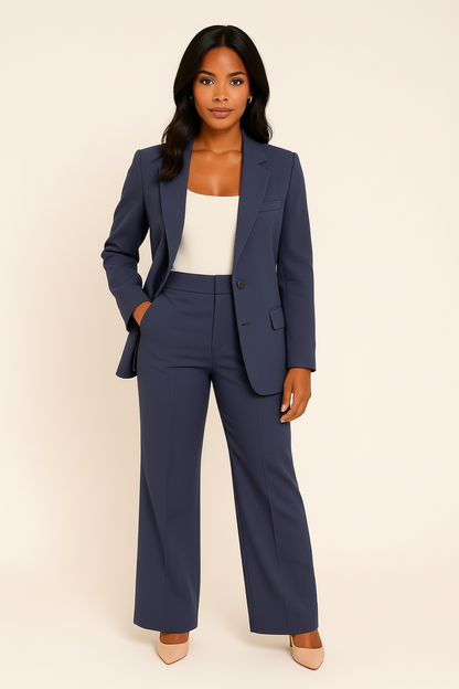 Elisa | Damen Hosenanzug-Set in Taillierter Passform