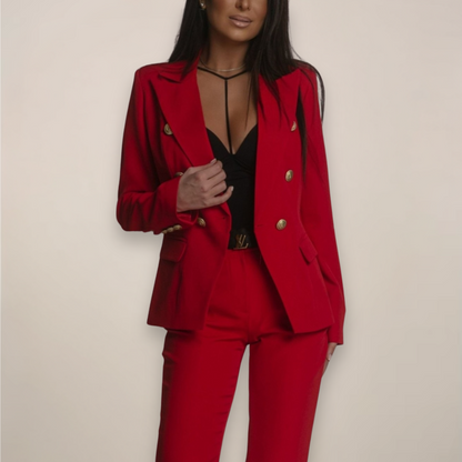 Pauline | Damen Zweiteiliger Maßgeschneiderter Blazer-Anzug