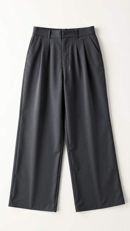 Natascha | Damen Frühjahrs Hochtaillierte Weite Hose