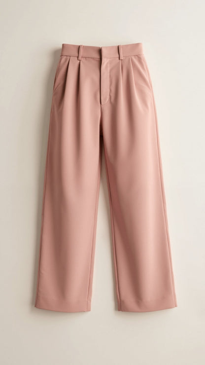 Sabina | Damen Weitbeinige Hose mit Hoher Taille