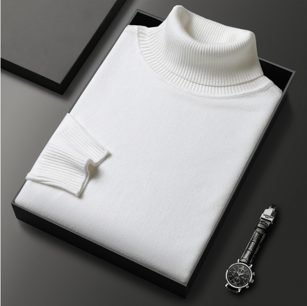 Peter | Herren Lässiger Rollkragenpullover für den Frühling
