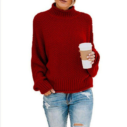 Natascha | Damen Übergroßer Rollkragenpullover