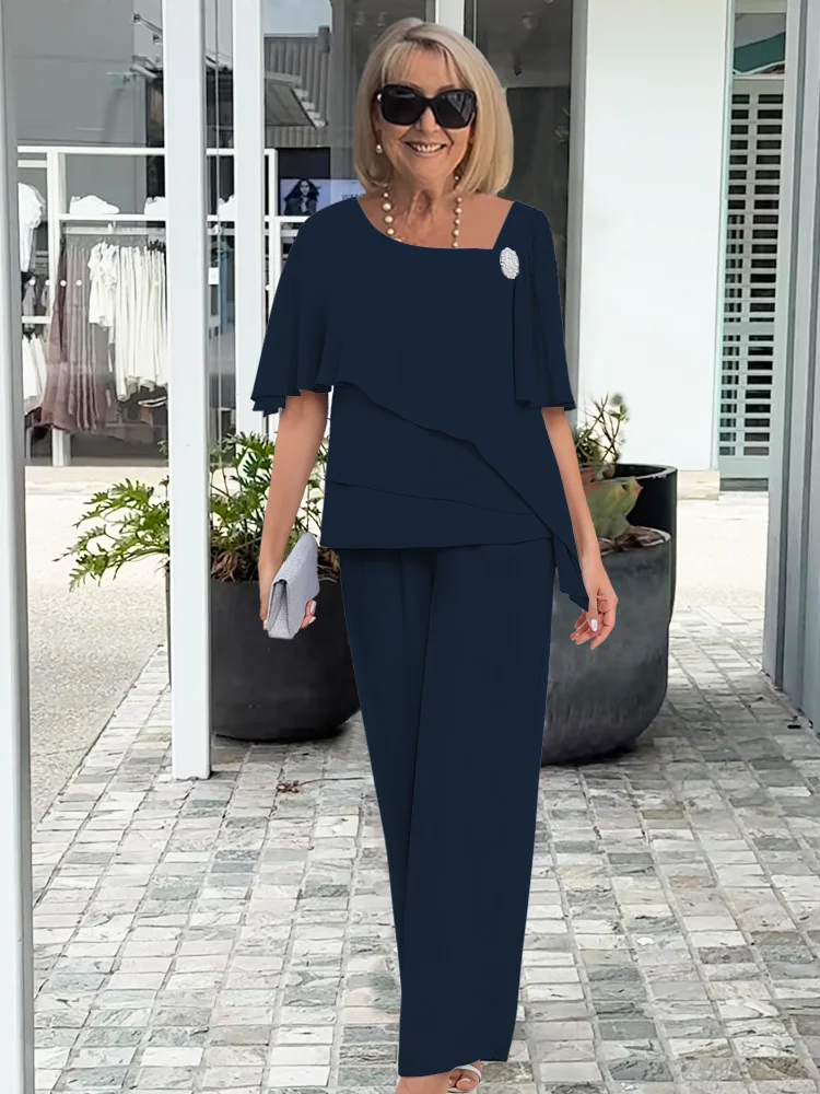 Verena | Damen Elegantes Sommer Feminines Set
