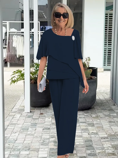 Verena | Damen Elegantes Sommer Feminines Set