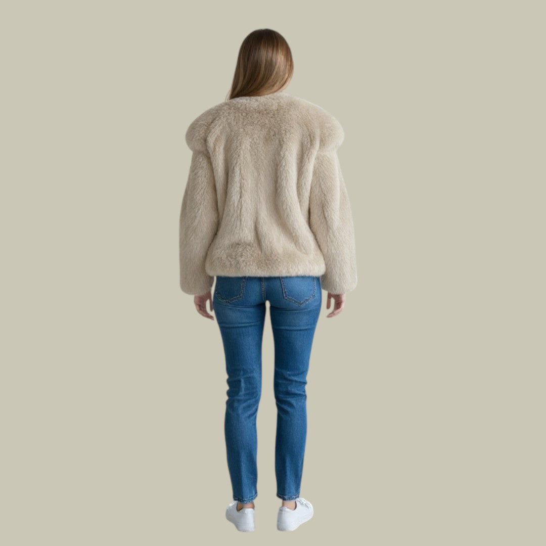 Sandra | Damen Locker Geschnittene Herbst Rollkragenpullover
