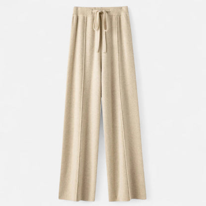 Daniela | Damen Klassische Wollhose mit Lockere Passform