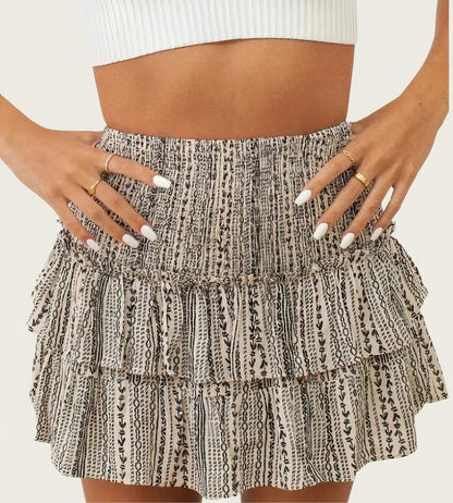 Yvonne | Damen Frühlings-Minikleid im Rockstil