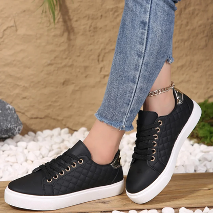 Maria | Damen klassische Schnür-Sneaker im modischen Stil