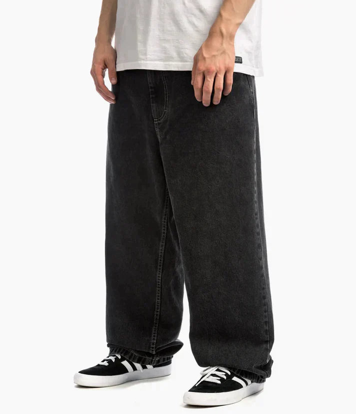 Hugo | Herren Frühlings Jeans mit entspannter Passform und weitem Bein