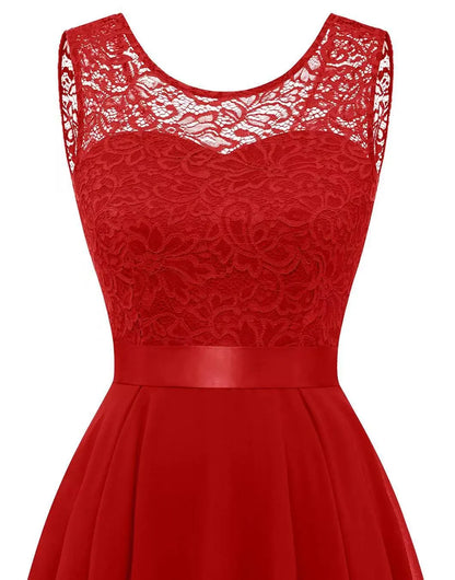 Jana | Damen High-Low Kleid für Hochzeitsgäste