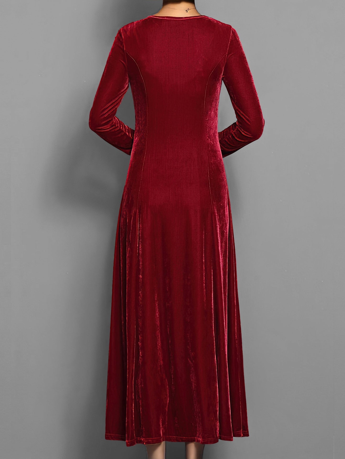 Elfriede | Damen-Langes formelles Kleid im klassischen Stil
