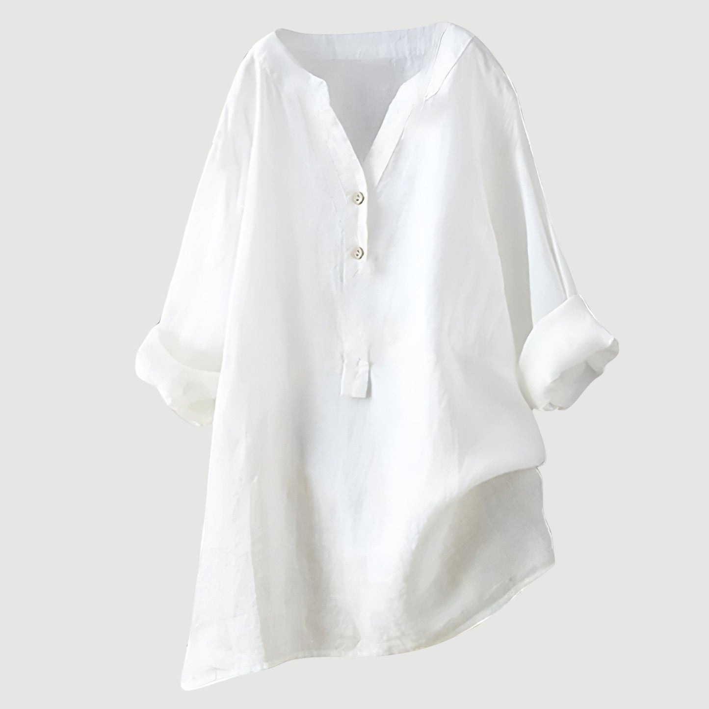 Jessica | Damen Lockeres Freizeit-Top mit V-Ausschnitt
