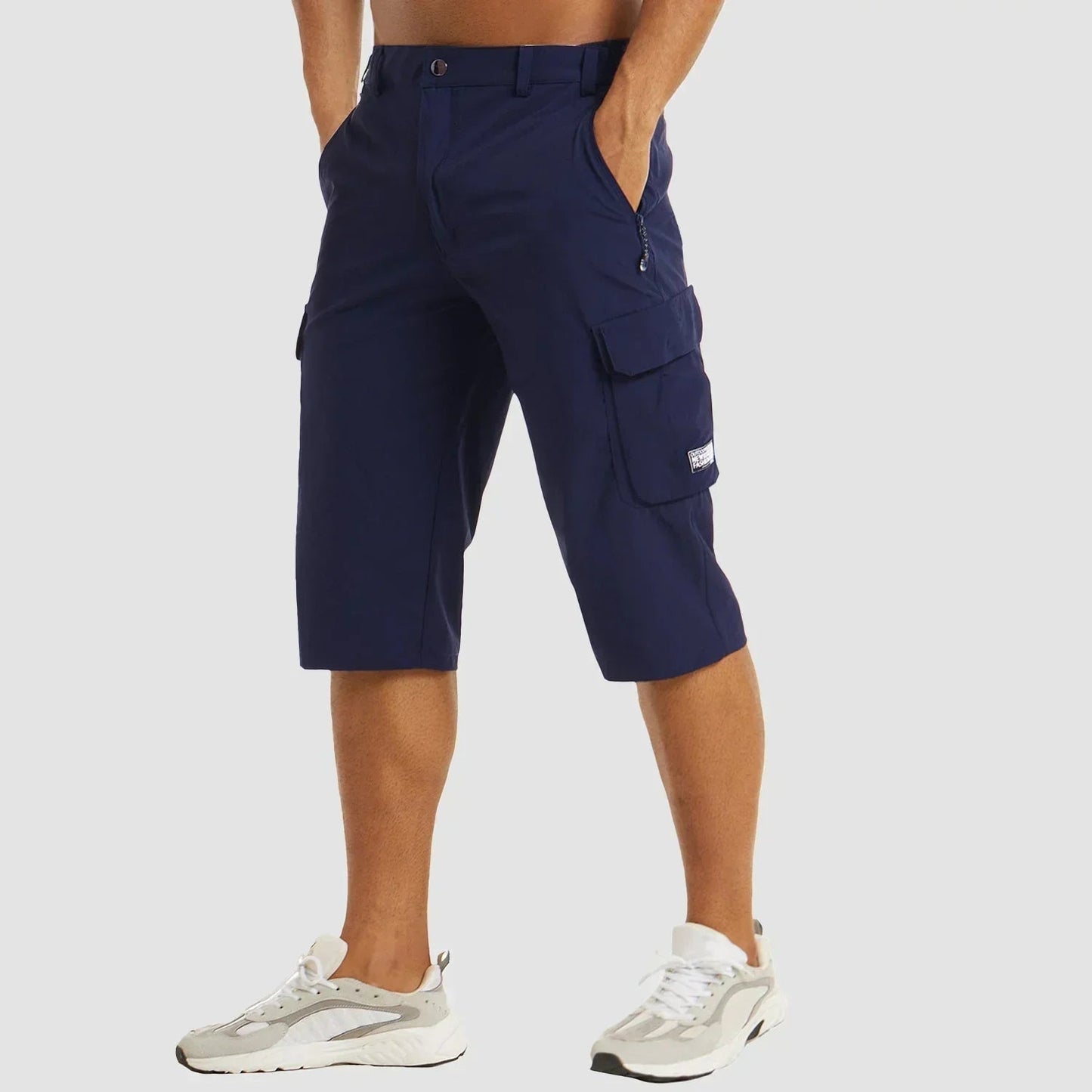 Peter | Herren Knielange Shorts mit Cargotaschen