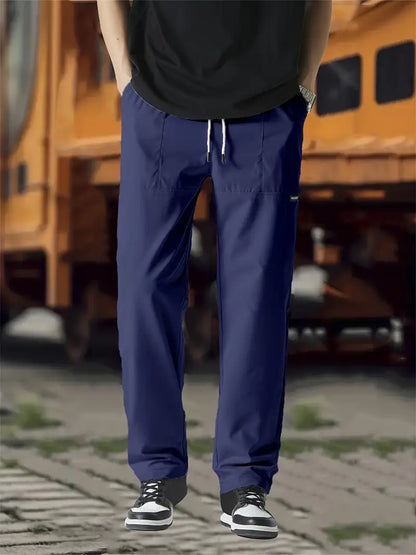 Clemens | Herren Alltags-Hose mit Verstellbarem Bund
