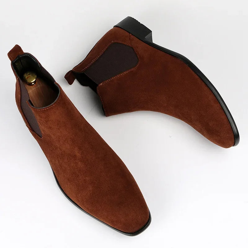 Malte | Herren Knöchelhohe Chelsea Boots zum Hineinschlüpfen