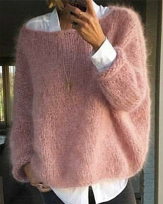 Bettina | Damen Herbst Zeitloser Strickpullover