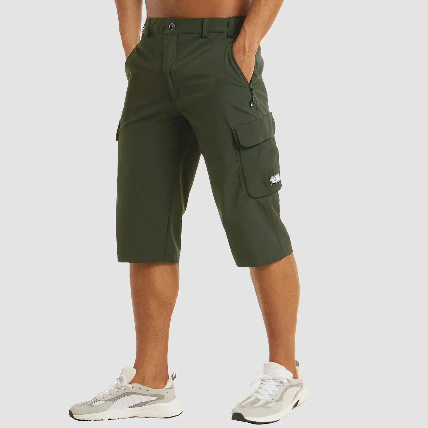 Peter | Herren Knielange Shorts mit Cargotaschen