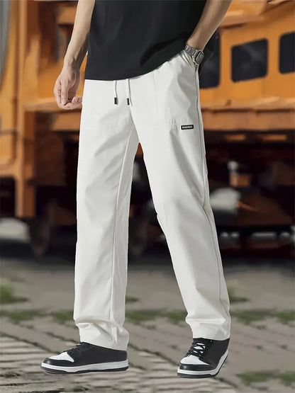 Clemens | Herren Alltags-Hose mit Verstellbarem Bund