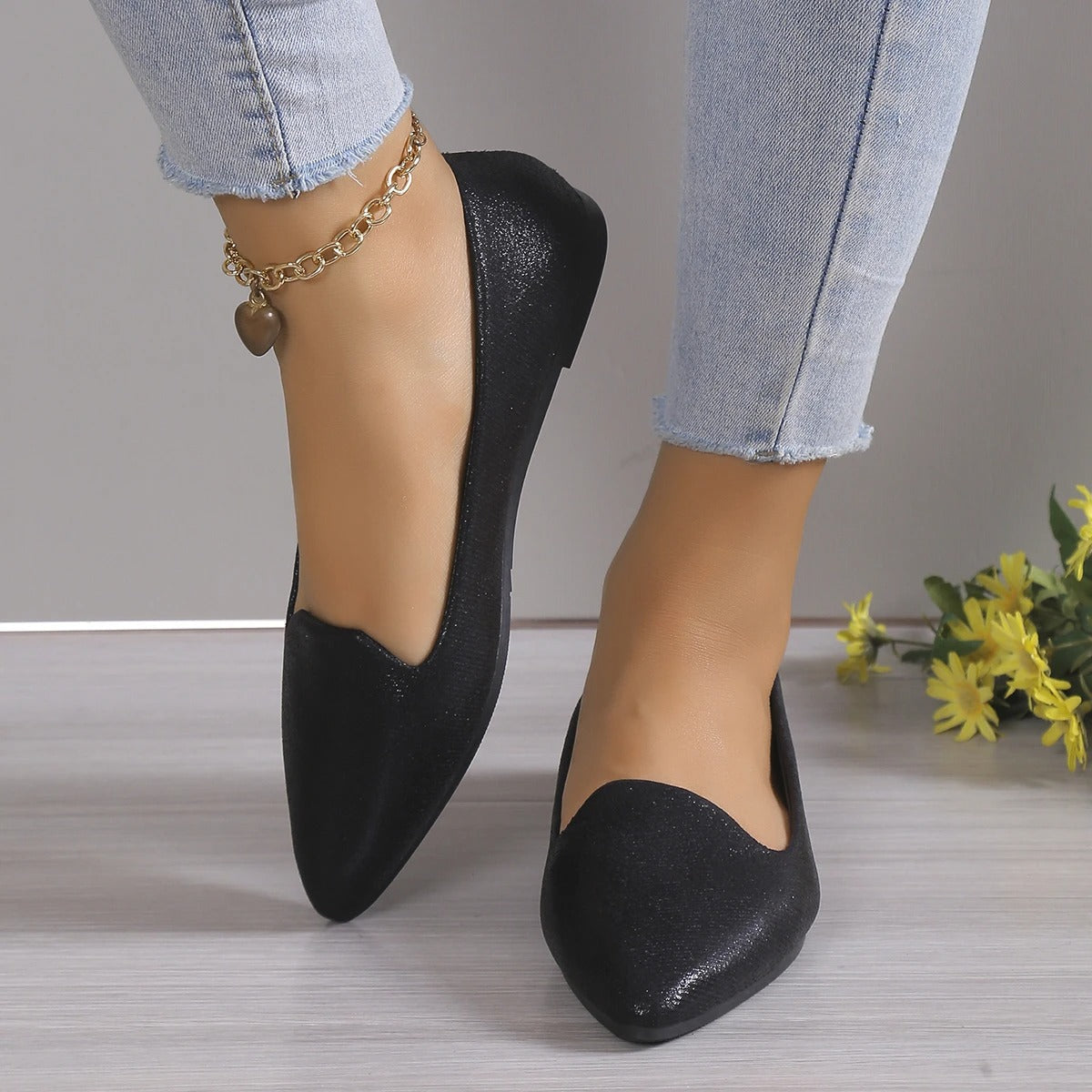 Alina | Damen Frühlings Elegante Ballerinas