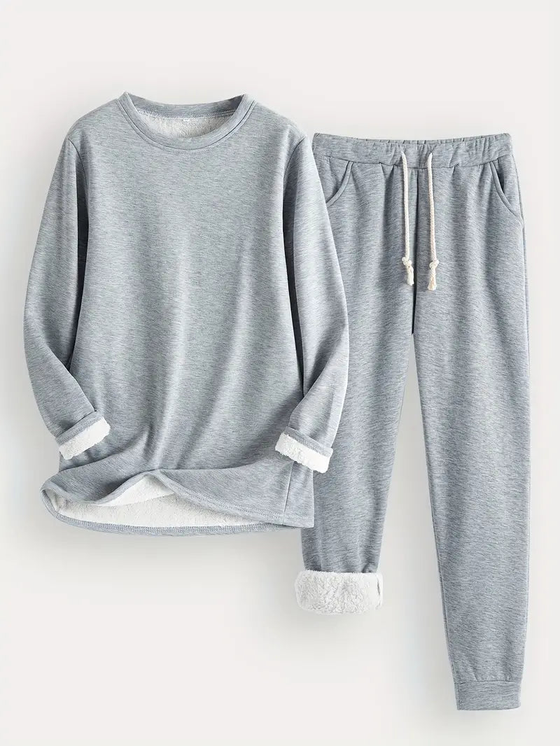 Gabriela | Damen Lässiges Winter-Loungewear-Set