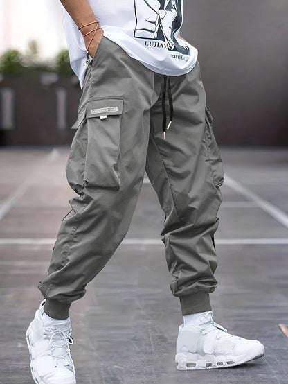 Dominic  | Herren Frühlings Cargohose mit Kordelzug