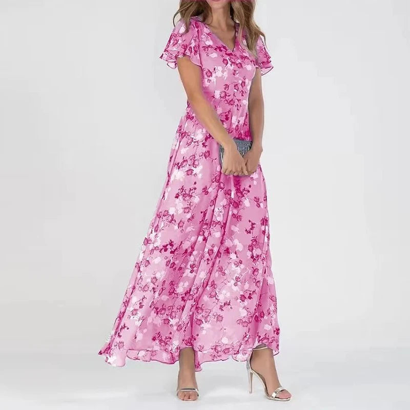 Laura | Damen Sommerkleid im Glamourösen Stil