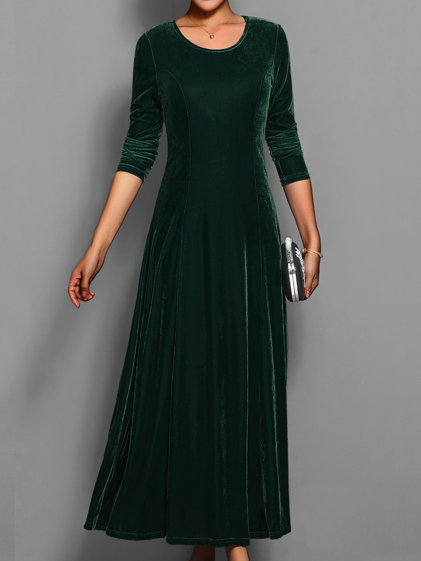 Elfriede | Damen-Langes formelles Kleid im klassischen Stil