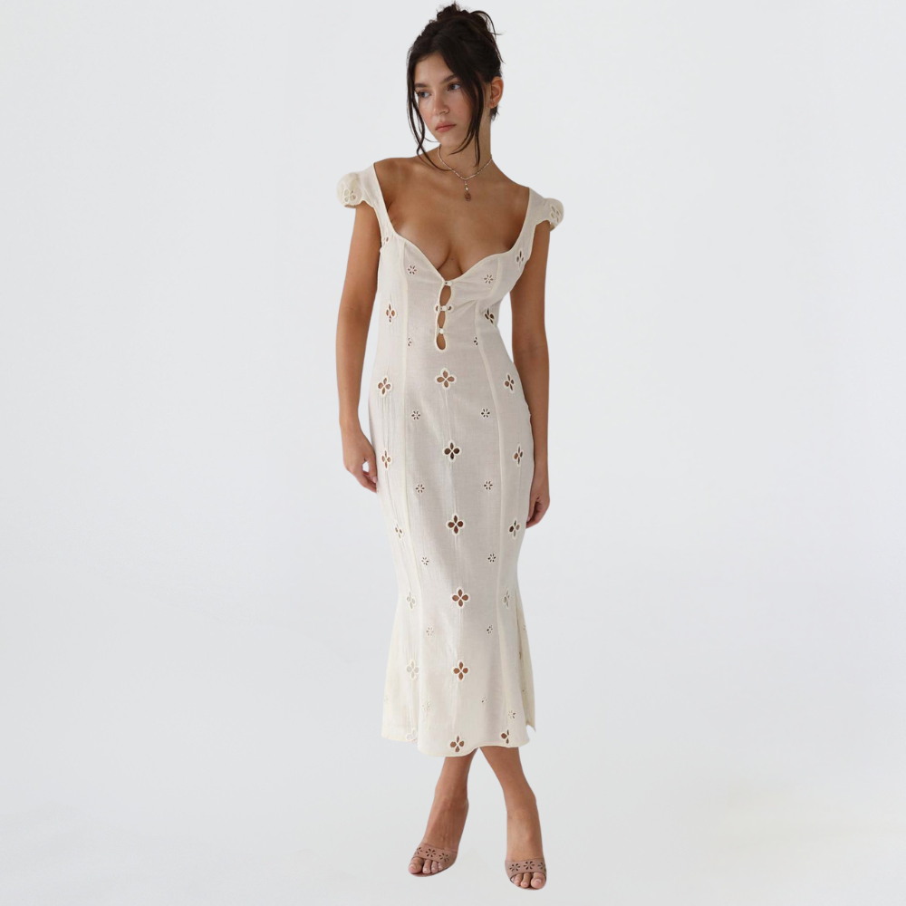 Angela | Midi-Kleid für Hochzeitsgäste Damen