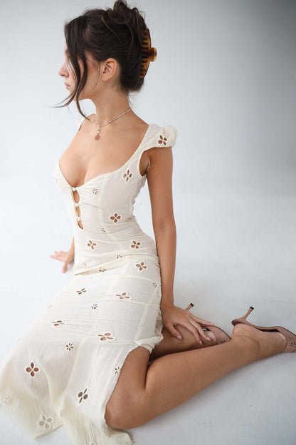 Angela | Midi-Kleid für Hochzeitsgäste Damen