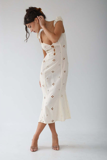 Angela | Midi-Kleid für Hochzeitsgäste Damen