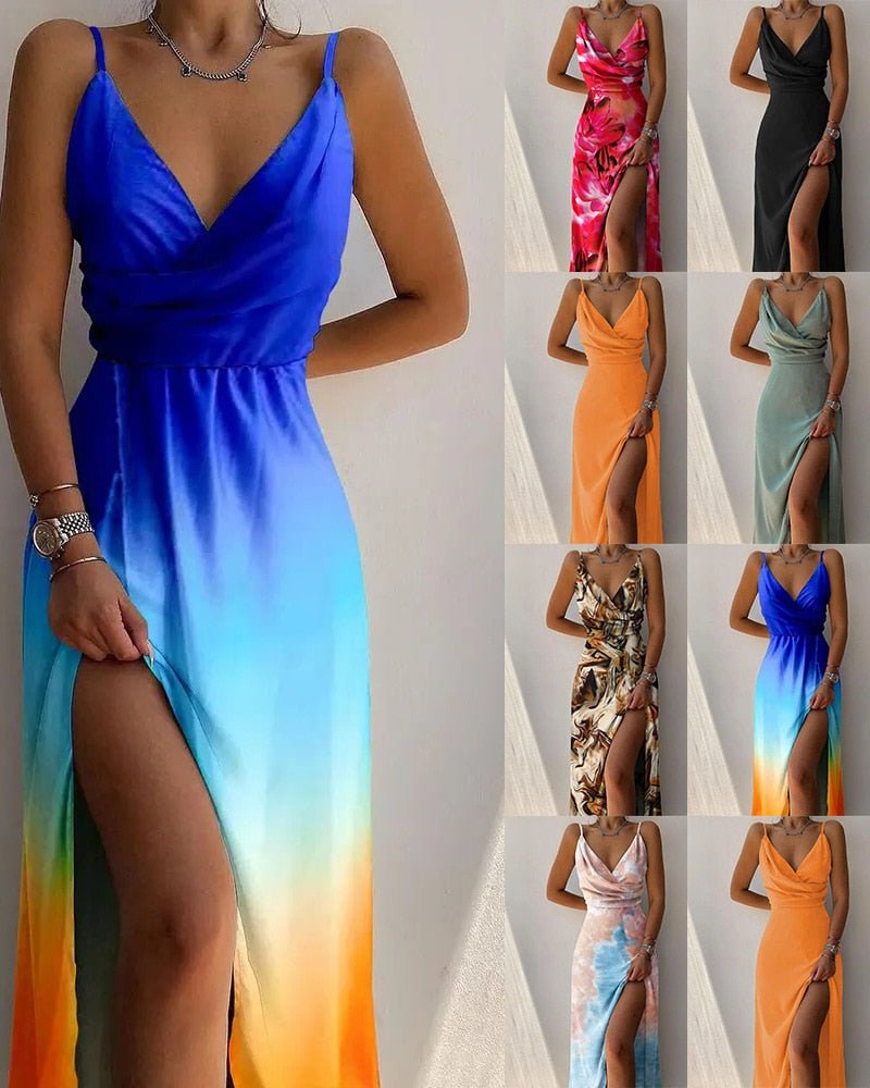Doris | Damen Sommer Midi-Kleid mit Figurfreundlichem Schnitt