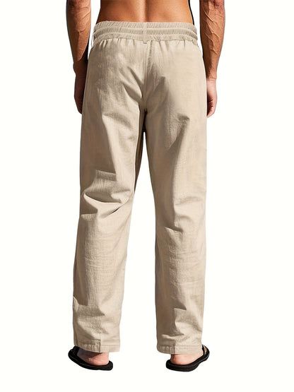 Daniel | Herren Frühlings Lässige Hose mit Kordelzug