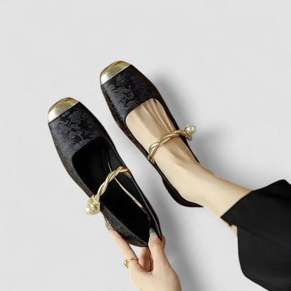 Christa | Damen Orthopädische Mary Jane Niedrig-Absatz-Schuhe