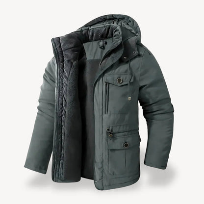 Friedrich | Herren Kapuzen-Winterjacke für Kaltes Wetter