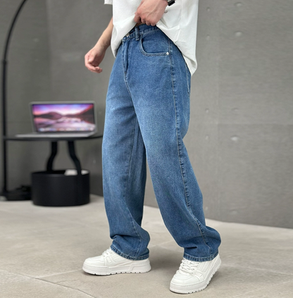 Clemens | Herren Frühlings Jeans mit weiter Passform und geradem Schnitt