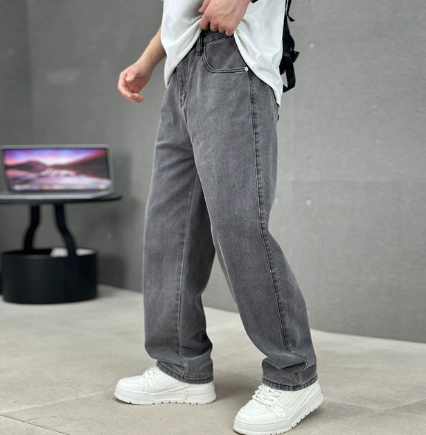 Clemens | Herren Frühlings Jeans mit weiter Passform und geradem Schnitt