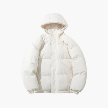 Christian | Herren Kurzer Steppmantel mit Kapuze Winterjacke